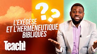 Qu'est-ce que l'exégèse et l'herméneutique bibliques ? - Teach! - Athoms Mbuma