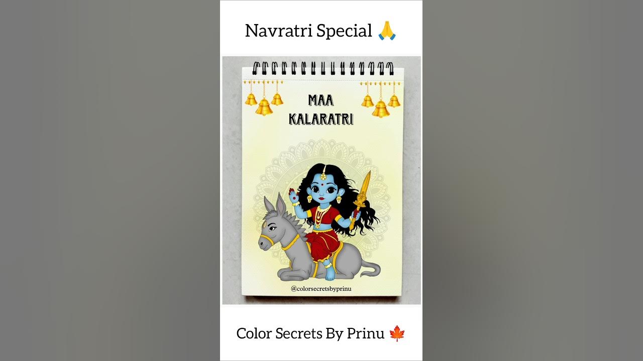Maa Kalaratri ️🧿🙏 How to Draw Digital Art using ibispaint x app 😍 
