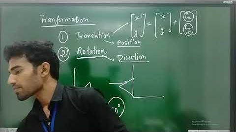 Computer Graphics | Lecture-14 | Revision of all Transformations | By Devendra Sir | IICS COLLEGE |