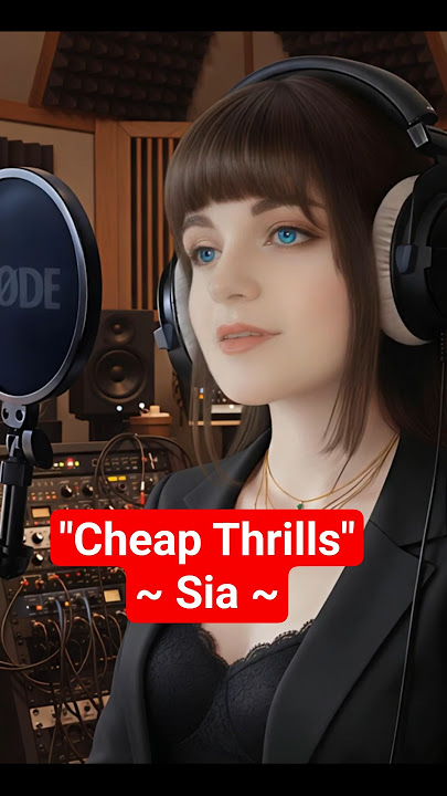Lip Syncs | Cheap Thrills - Sia [Lyric Video HD] #englishsongs #masonmusic #dancepop #ai_music_nova