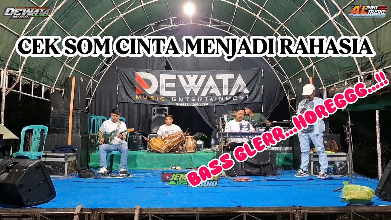 CEK SOUND BASS HOREEGG GLERR.. SENENGANE CAH CAH SAIKI//DEWATA MUSIK//A'L PRO AUDIO JEMBOROX STUDIO 