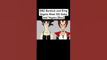 DBZ Bardock and King Vegeta Meet SSJ Goku and Vegeta #dragonball