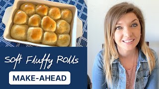 BEST DINNER ROLLS - with make ahead freezer option!