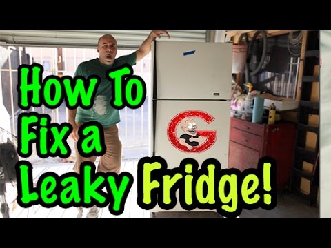How To Fix a Fridge That Leaks Water - YouTube