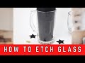 How to Etch Glass with Etching Cream | Valentines Day Gift For Him Beer Mug