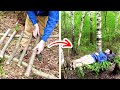 SURVIVAL GUIDE for best camping ever! || Ideas for forest, how to make a bed, how to clean water