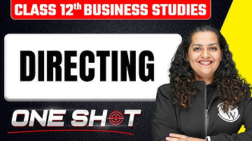 Directing in One Shot 🎯Class 12th Business Studies