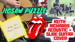 The Rolling Stones - Jigsaw Puzzle (Beggars Banquet) Keith Richards Acoustic and Slide Guitar Cover