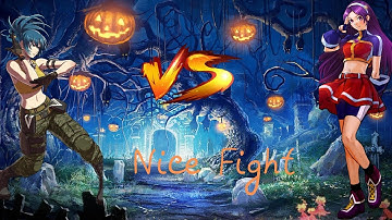 KoF XV Clark/Leona/Ralf vs Athena/Mai/Yuri Psychic Cutter Epic Combat