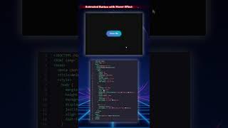 Animated Button with Hover Effect using HTML & CSS | 1-Minute UI