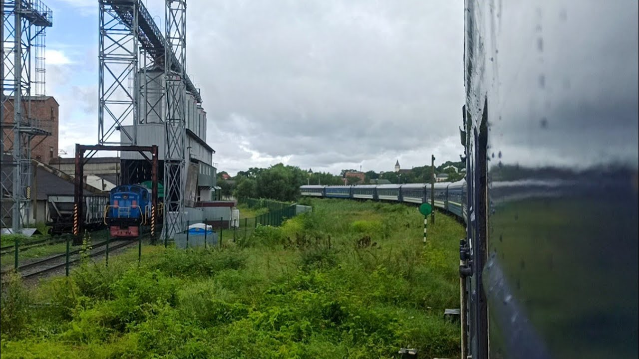 Ексклюзив! Рогатин - Ходорів з вікна пасажирського поїзда