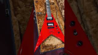 Jackson Js Series King V Js32T Electric Guitar, Amaranth Fb, Ferrari Red