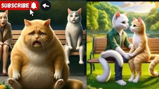 sad cat story| cat cheated his boyfriend|breakup💔#cat #aicat #metaai