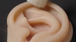Soft Silicone Ear Brushing ASMR 👂 | Gentle Bristle Rubbing Sounds for Sleep