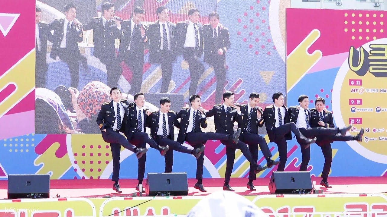 170527 U클린 콘서트 서울경찰홍보단 (창민 시원 동해) 행복 + 풍선