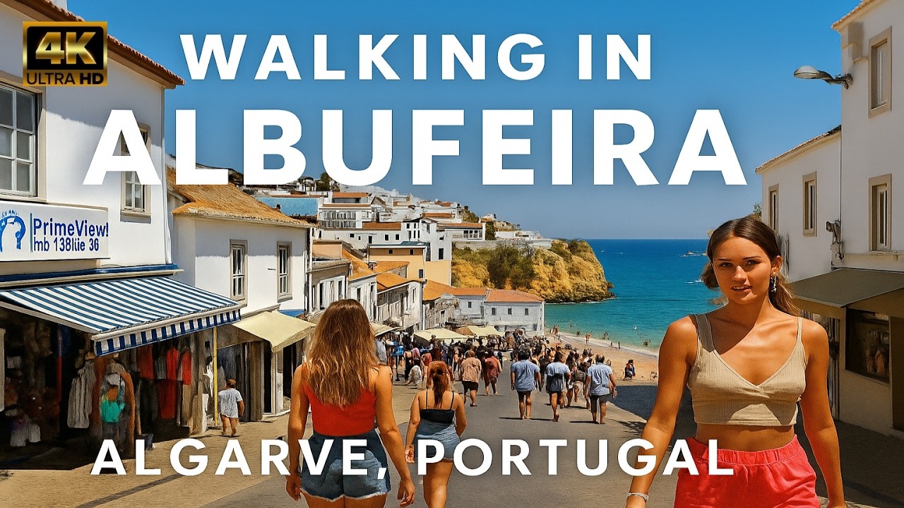🇵🇹 Прогулка по Албуфейре, Алгарве | Скрытые жемчужины старого города и пляжа