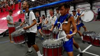 Bluecoats 2016 Drumline - On Field Battery Cam