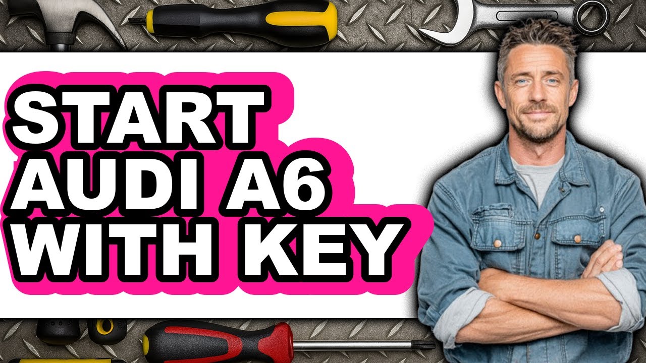 How to Start Audi A6 With Key - Full Guide - YouTube