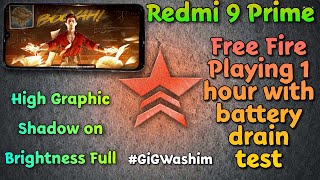 Redmi 9 Prime,Free Fire Playing 1 hour On Ultra, Lags? Performance? Best in under 10k?