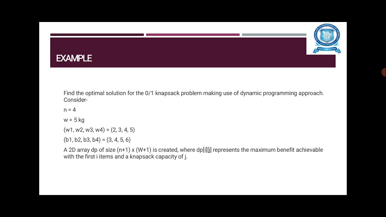 Dynamic programming - YouTube