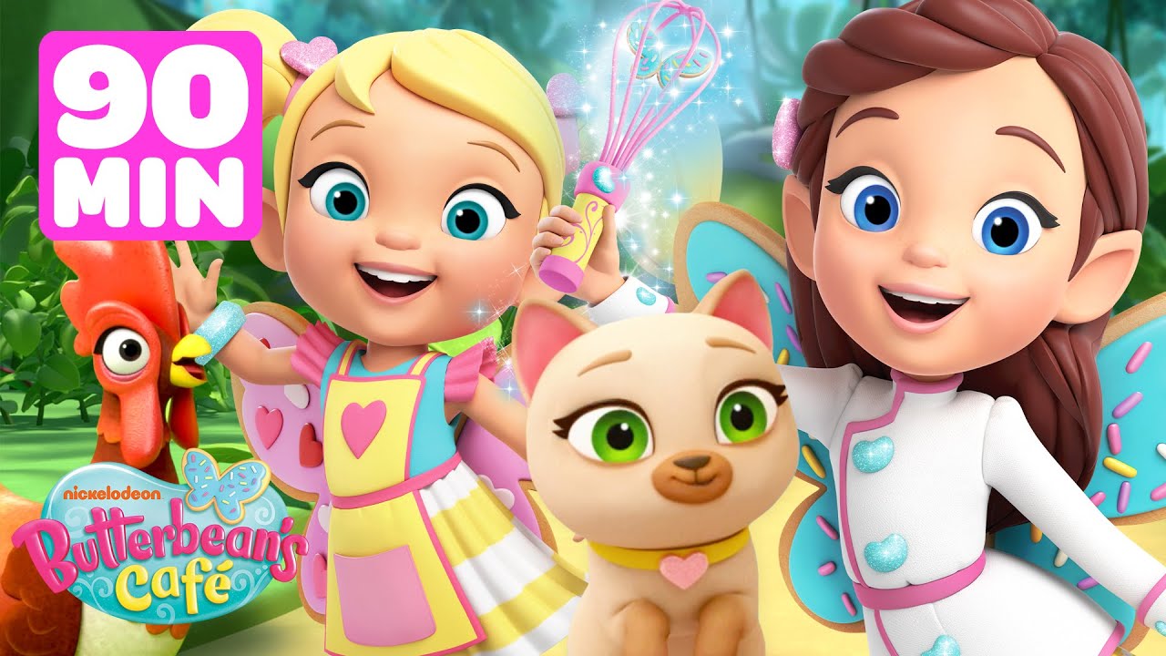 ⁣BEST Animal & Pet Moments from Butterbean's Café! 🐱🐹🐓 w/ Cricket | 90 Minutes | Shimmer and