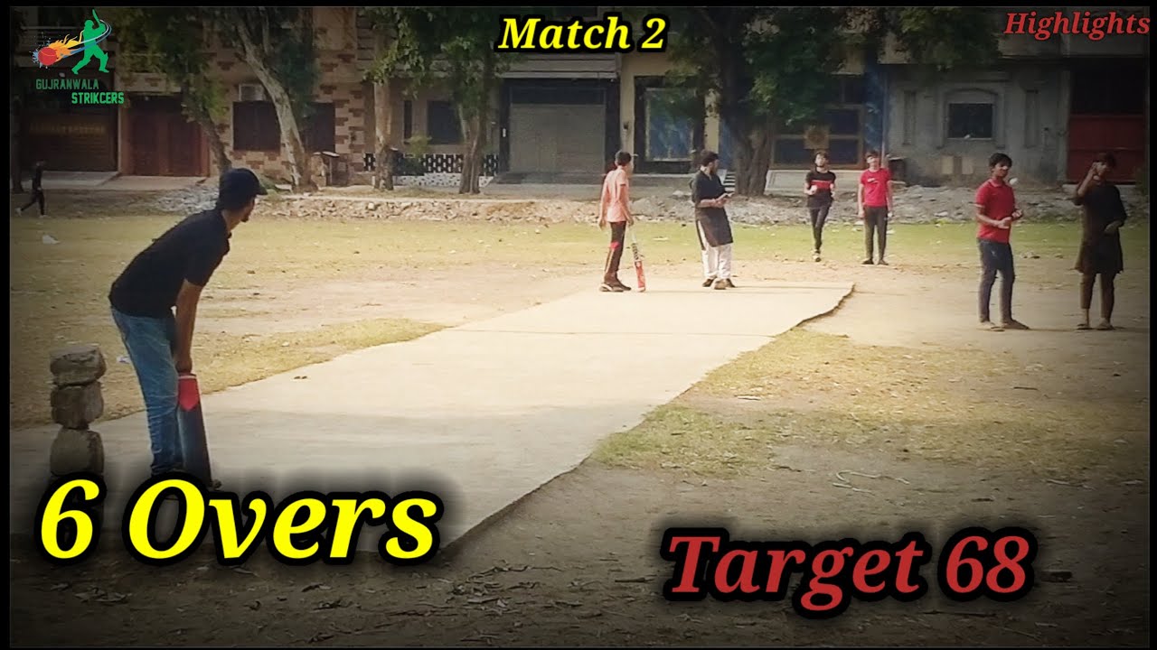 6 Over Match | Target 68 | Tape Ball Cricket - YouTube