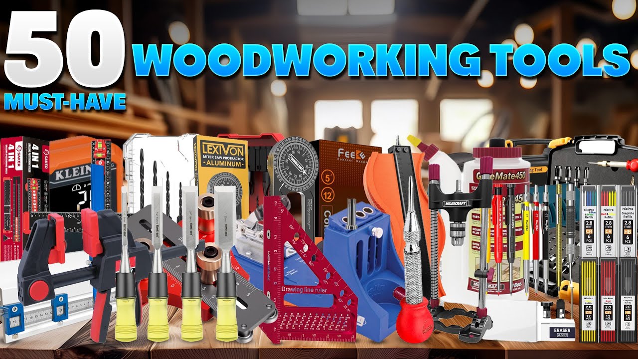 50 Must-Have Woodworking Tools on Amazon 2026