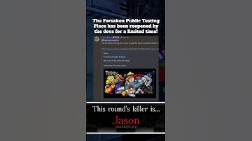 Forsaken Public Test Server is OPEN! #roblox #forsaken #forsakenroblox #fyp #viral #testing