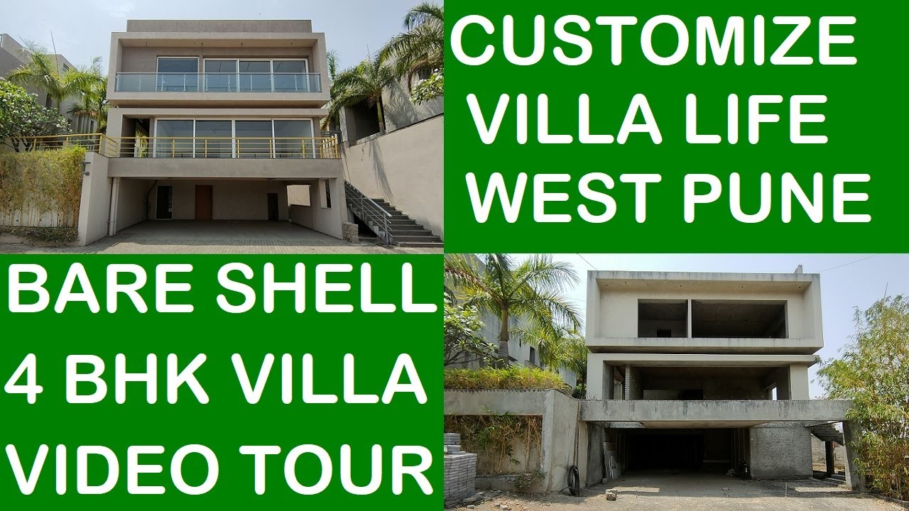 READY 4 BEDROOM BARE SHELL VILLA 3769 SQFT FOR SALE AT BHUGAON 10mins