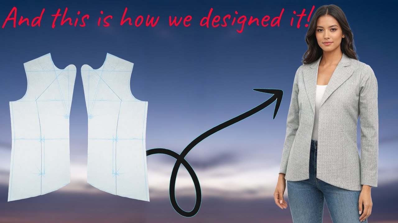 Coat Pattern Drafting and Cutting