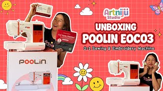 FULL UNBOXING: Poolin EOC03 RE Embroidery & Sewing Machine | Everything Inside the Box!
