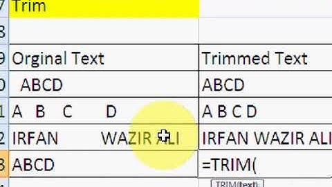 Excel Formulas Urdu Tutorials   Part 10   by Irfan Wazir Ali