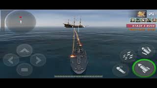 Warship Battle 3D : South Dakota Pike in Boss attack (Normal Mode) screenshot 5