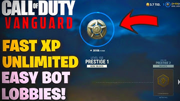 COD VANGUARD GLITCHES: BEST WORKING INSANE UNLIMITED FAST XP BOT LOBBY GLITCH AFTER PATCH 1.08!
