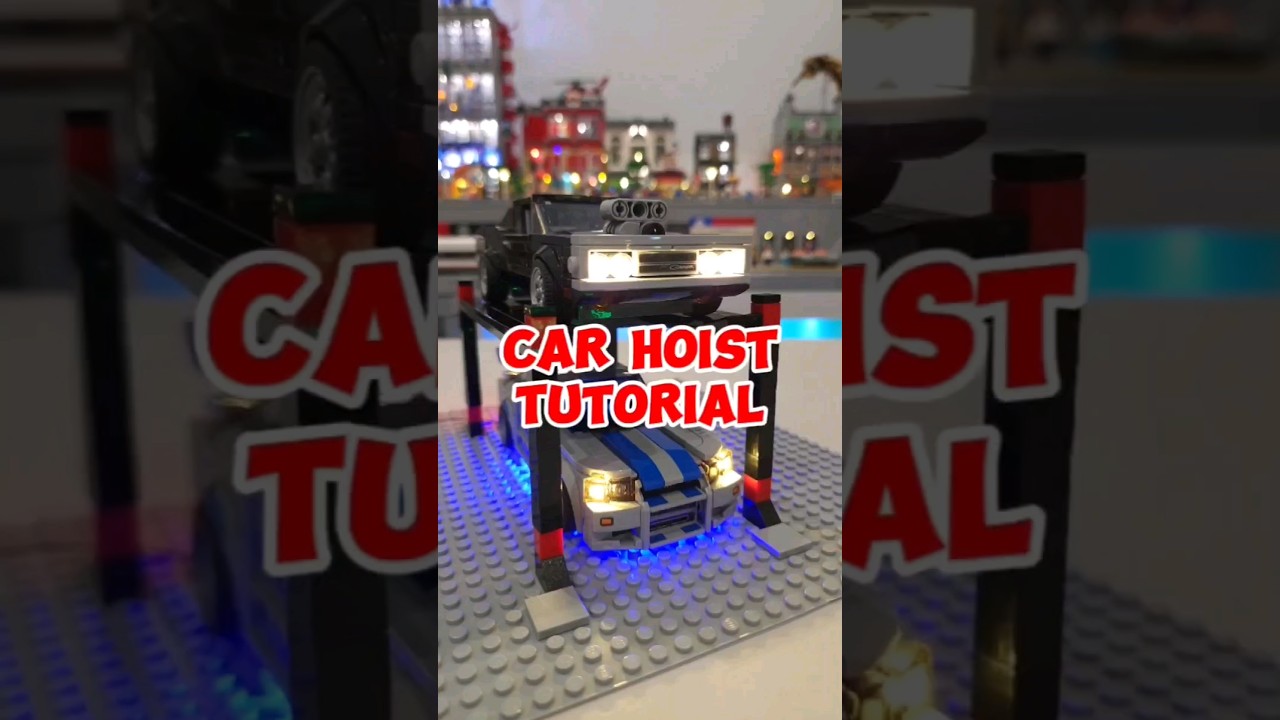 LEGO Car Hoist Build 
