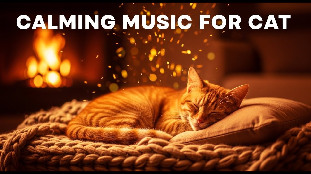 12 Hours of Relaxing Cat Music for Anxiety Relief 😻 Healing Sounds for Deep Sleep and Insomnia