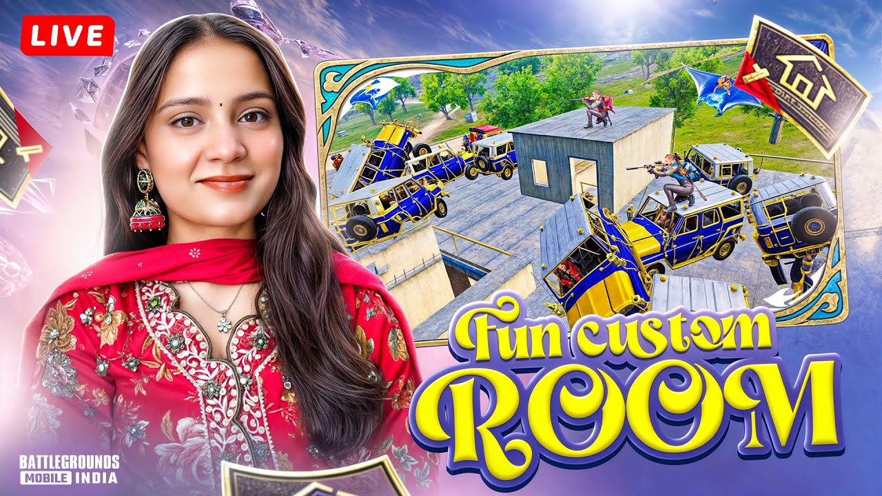 GIRL GAMER LIVE| UC GIVEAWAY AND JOIN WITH TEAMCODE| BGMI LIVE 