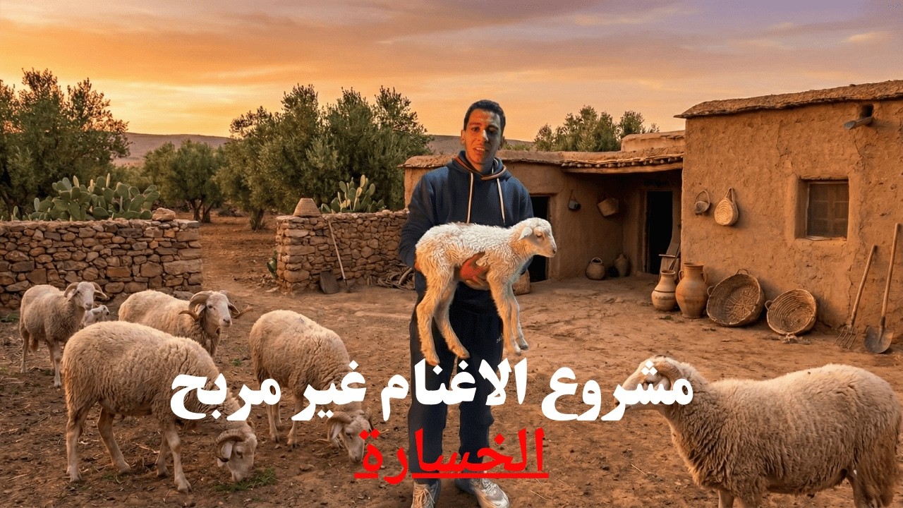 قصة حزينة اليوم في المزرعة 💔 مات ليا أول خروف ولدات النعجة.. علاش هادشي كايوقع؟