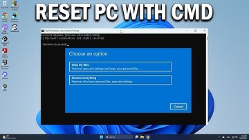 How To Reset Windows 11 PC or Laptop by Using Command Prompt - Easy Fix
