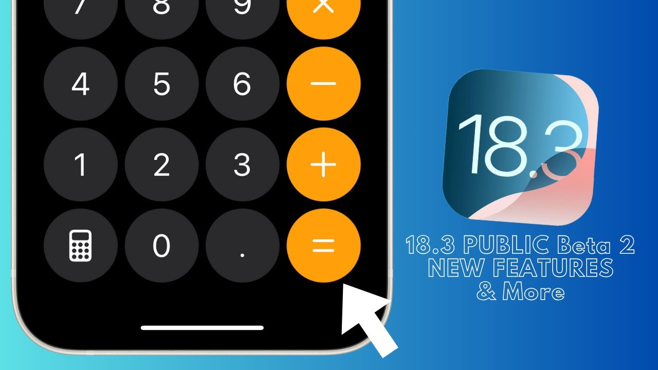iOS 18.3 Public Beta 2 is OUT with NEW FEATURES - YouTube
