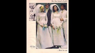 1970's Wedding Bridal Fashions