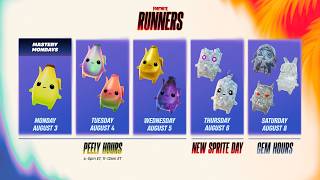 Fortnite Power Hour Roadmap | Gem Hours, Peely Hours & Mythic Sprites