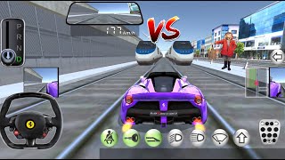 Car Vs Bullet Train Driving simulator || 3D Driving  class new update|| Car games|| Android gameplay screenshot 5