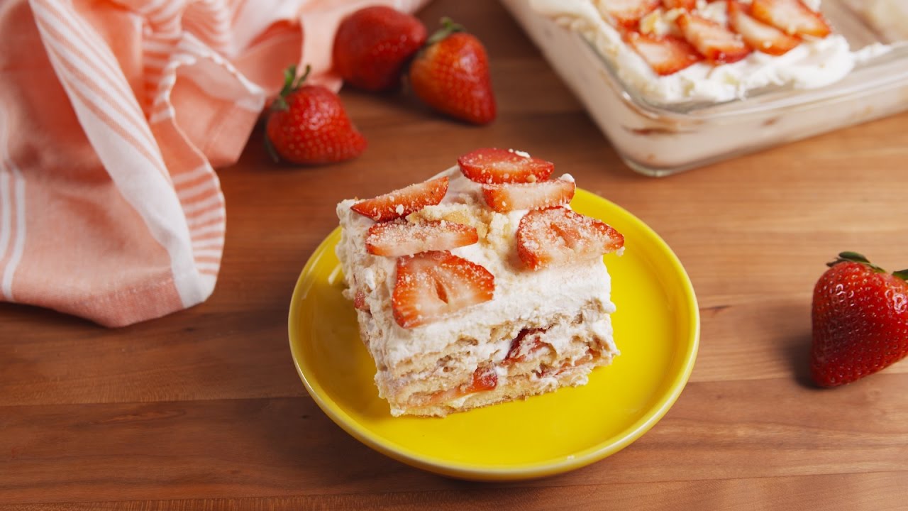 Strawberry Shortcake Lasagna Delish YouTube