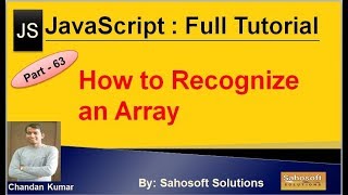 How to Recognize an Array | JavaScript Full Tutorial in Hindi