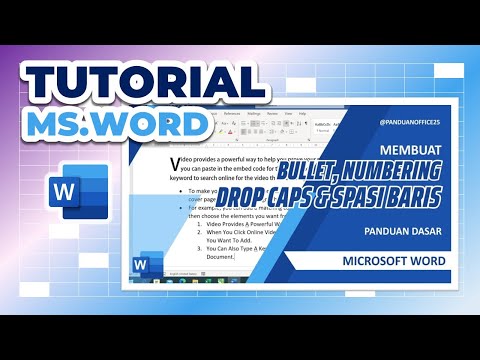 cara mengatur numbering bab di word : create-microsoft-word-bullet,-numbering,-drop-caps-&-line-space