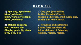 CCC Hymn 533 (Ayo Ayo, ayo yio wa...) CCC,Redemption Parish Winnipeg.Canada
