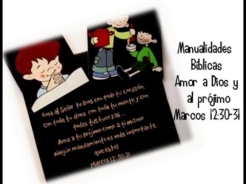 Manualidades b blicas Marcos 12 30 31 Cuadro decorativo 