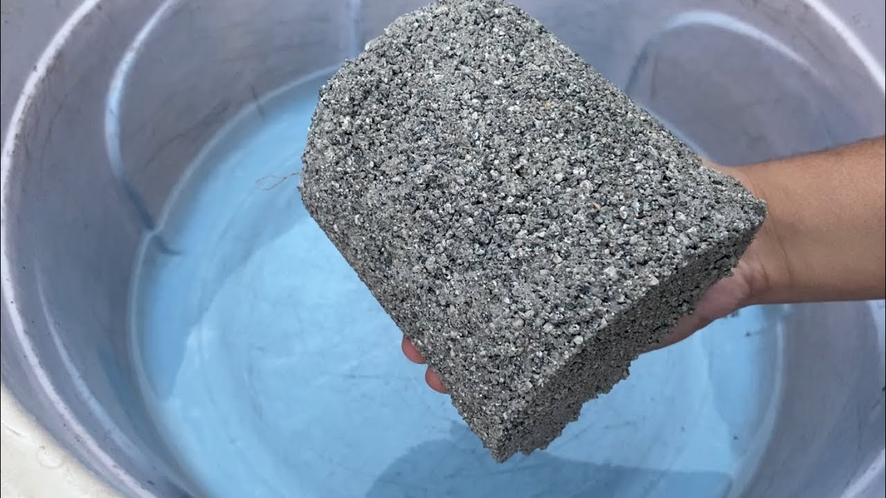 New Stoney grey sand crumbling on water & dipping💦💦💦