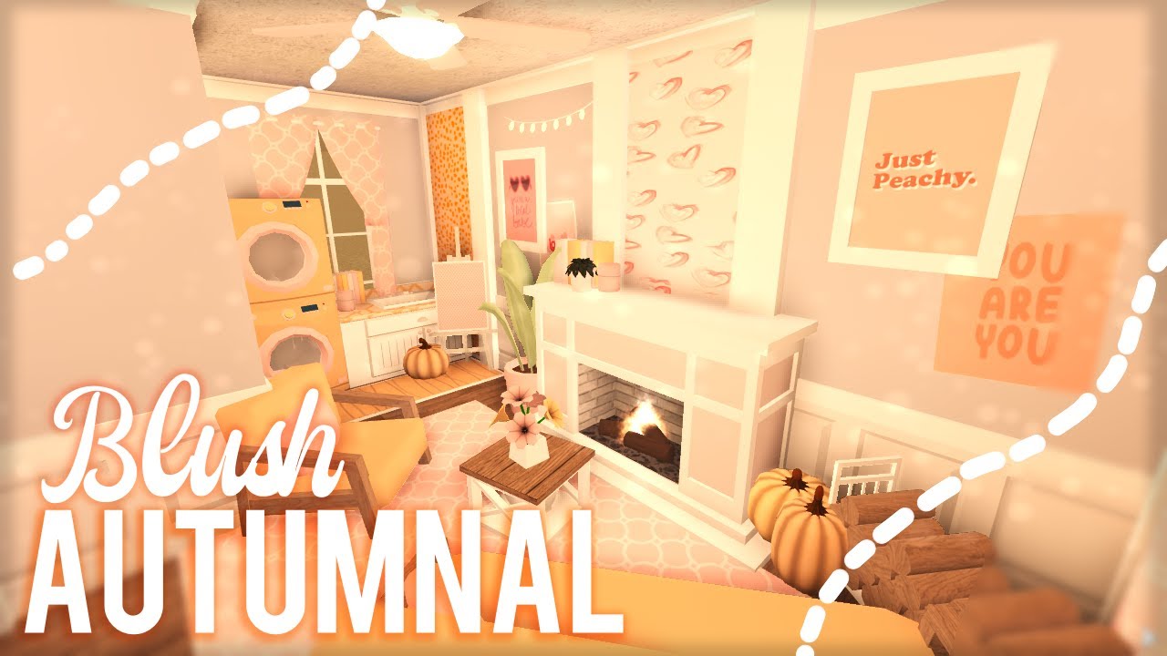 Autumnal Blush Family Home Bloxburg Speedbuild Aylosia Youtube